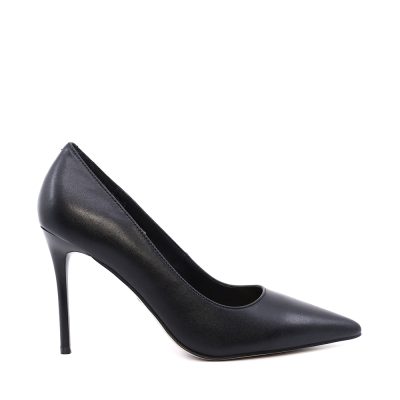 Pantofi stiletto cu toc înalt femei Luca di Gioia negri din piele  1261DP9372N