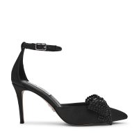 Pantofi stiletto D'Orsay femei Steve Madden Lastdance negri cu ștrasuri 1461DDLASTDANCEN