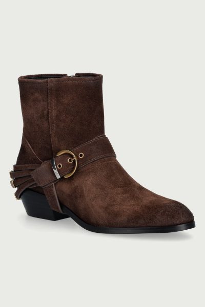 Pinko  botine din piele întoarsă Jane 07