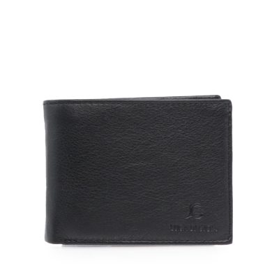 Portmoneu bărbați Luca di Gioia negru din piele 266bpu2113n