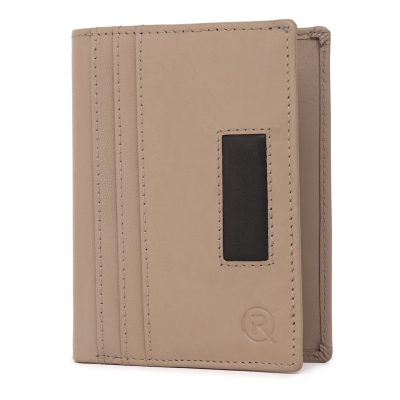 Portofel unisex Ronno, Anghel PT1444, piele naturala, Bej