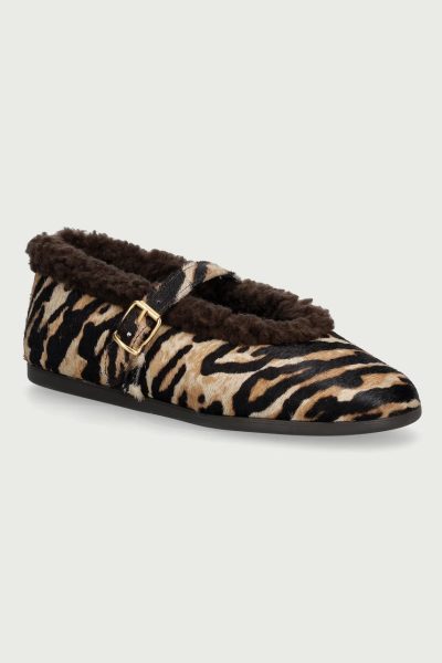 Posa  balerini din piele St. Moritz Ballet Flats