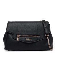 Poșetă satchel femei Guess Antonia neagră cu logo 912POSSHWBG2183210N
