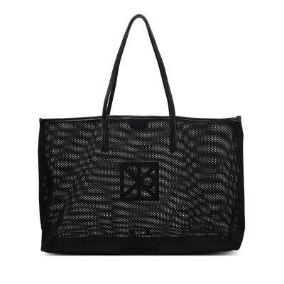 Poșetă shopper femei Calvin Klein neagră cu logo 3101POSS3422N