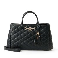 Poșetă tote femei Guess Frances neagră cu logo 912POSSHWQG2241060N