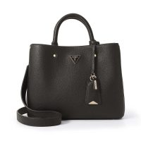 Poșetă tote femei Guess Meridian II neagră cu logo 912POSSHWBG6974060N