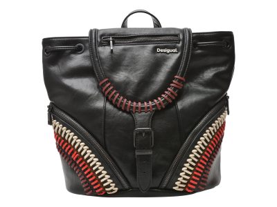 Rucsac DESIGUAL negru, WAKP01, din piele ecologica
