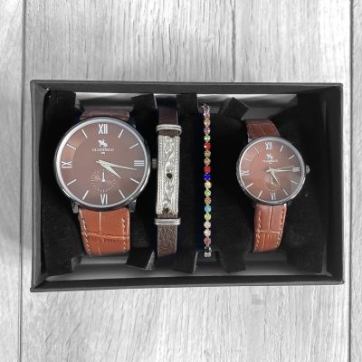 Set ceasuri pentru dama si barbati+bratara  B9255