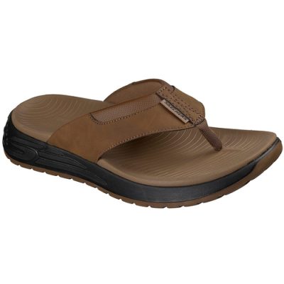 Slapi barbati Skechers Street Retro Jogger-tate 211359-BRN