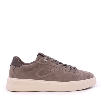 Sneakers bărbați Alberto Guardiani Aeris Top Suede taupe din piele 812BP62015VTA
