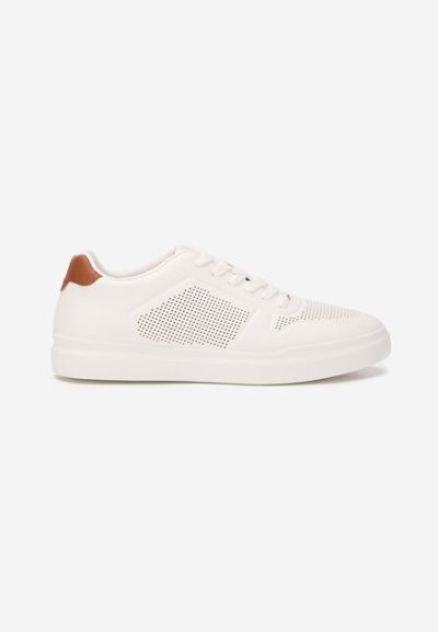 Sneakers barbati Zorlan albi