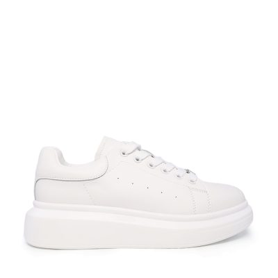 Sneakers Benvenuti albi din piele 3742dp312a