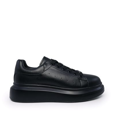 Sneakers Benvenuti negri din piele 3742dp312n