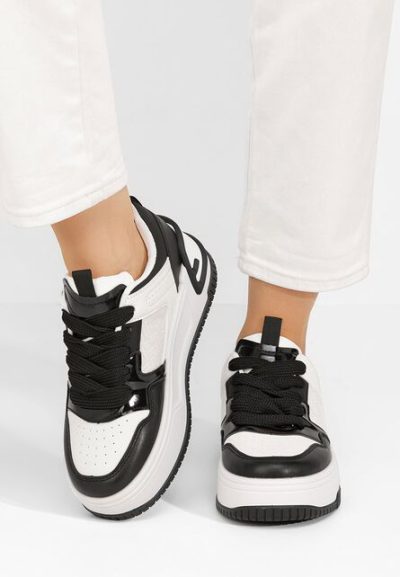 Sneakers cu platformă Jenyffer albi