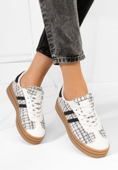 Sneakers dama Fonda albi
