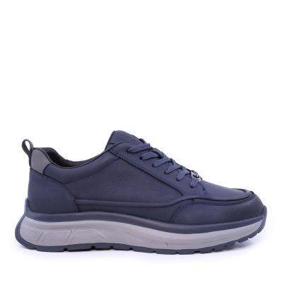 Sneakers ușori bărbați Enzo Bertini bleumarin din piele 3662BP920BL