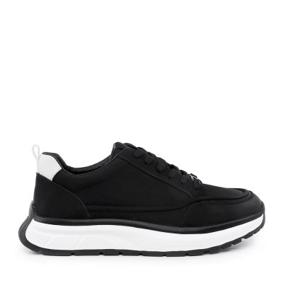 Sneakers ușori bărbați Enzo Bertini negri din piele 3662BP920N