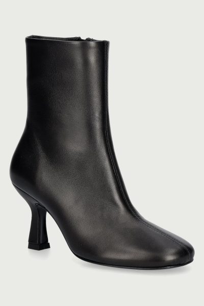 Souliers Martinez  botine cu toc cui pentru femei din piele TALIN