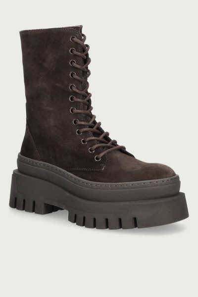 Steve Madden  botine cu platformă pentru femei din piele întoarsă Coast