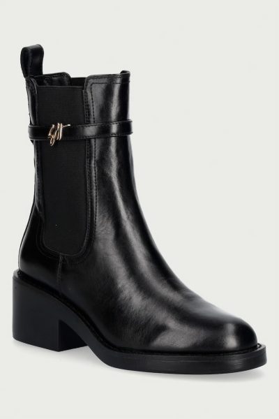Steve Madden  botine cu toc jos pentru femei din piele Charity-SM