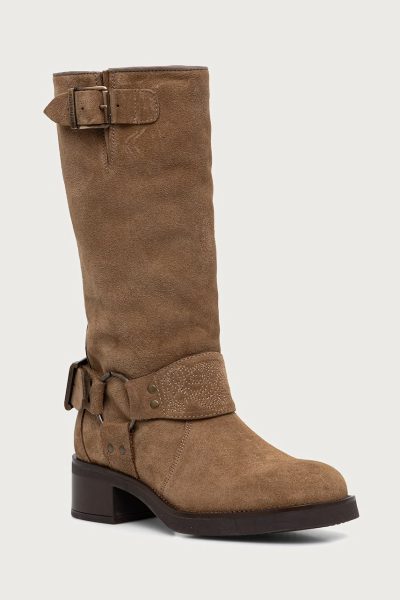 Steve Madden  cizme pentru femei din piele întoarsă Bonetta