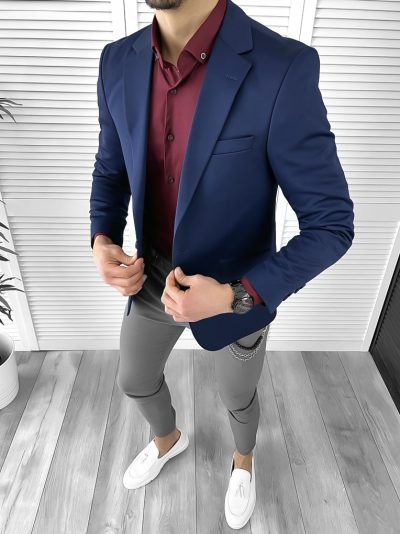 Tinuta barbati smart casual Pantaloni + Camasa + Sacou 10289