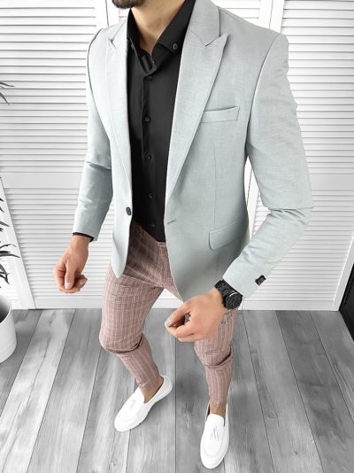 Tinuta barbati smart casual Pantaloni + Camasa + Sacou 10298