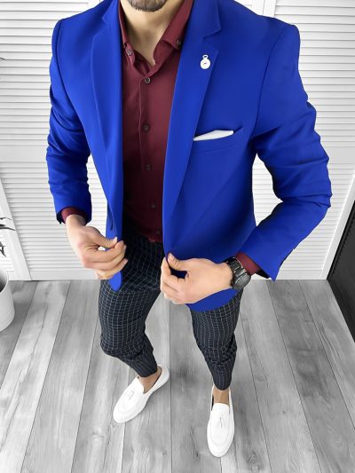 Tinuta barbati smart casual Pantaloni + Camasa + Sacou 10452
