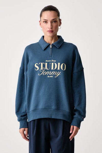 Tommy Hilfiger  hanorac pentru femei din bumbac