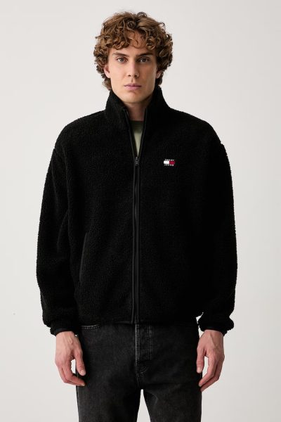 Tommy Jeans  hanorac cu fermoar pentru bărbați din polar