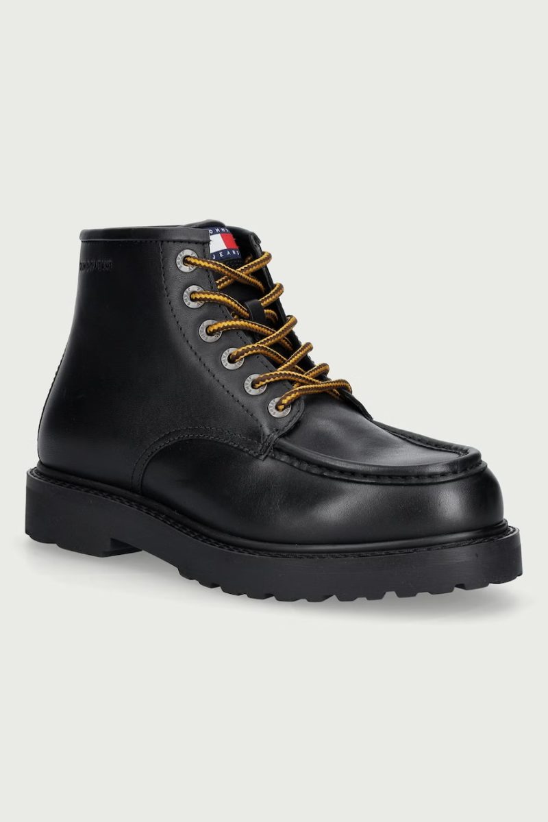 Tommy Jeans  încălțăminte pentru bărbați din piele ARCHIVE '01 AMERICAN LTH BOOT