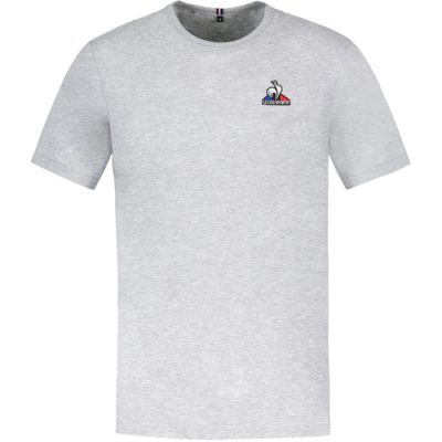 Tricou barbati Le Coq Sportif Ess Tee Ss No4 M Gris Chine Clair 2310547-50