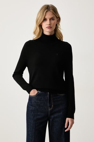 Trussardi  pulover cu guler înalt pentru femei din lână