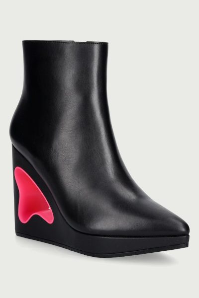 United Nude  botine wedges pentru femei din piele Void Bootie