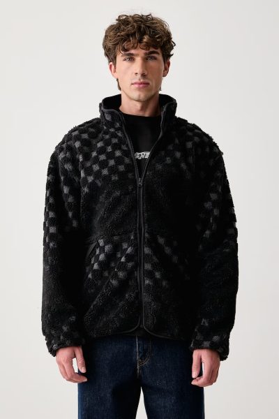 Vans  hanorac cu fermoar pentru bărbați din polar