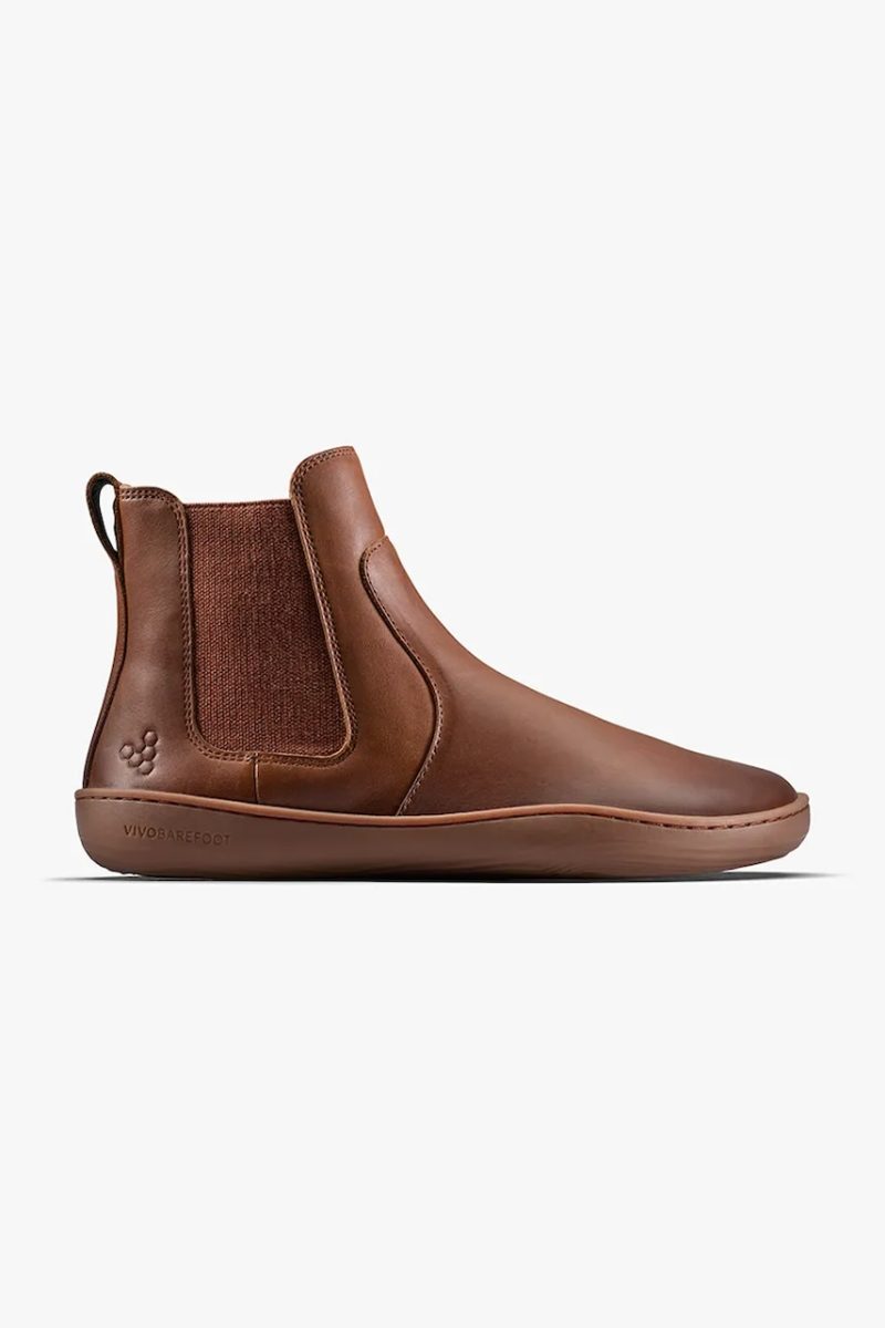 Vivobarefoot  ghete scurte pentru femei din piele SENSUS CHELSEA