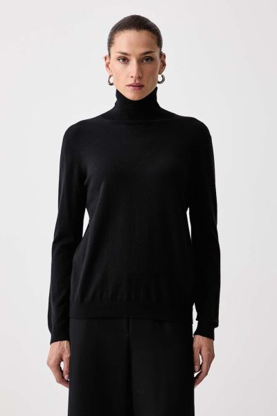 Weekend Max Mara  pulover cu guler înalt pentru femei cu amestec de mătase WKDKIKU